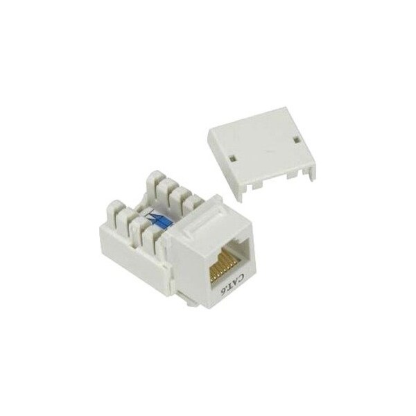 Unc Group Cat.6 Rj-45 Keystone Jack Is 8-Position 8-Conductor (8P8C) And KEYC6-WHT - main